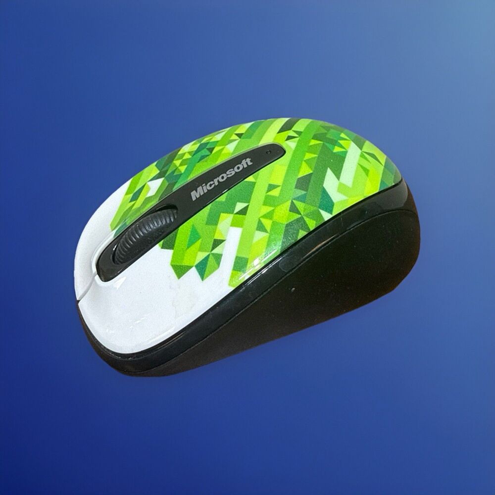 Wireless Microsoft Mouse 3500 Artist Edition Muxxi Complete Tested Geometric